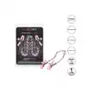 Calexotics - Crystal Chain Nipple Clamps. Ozdobne klamerki na sutki. Z dwoma w pełni regulowanym zaciskom na sutki, drażniącemu łańcuszkowi i błyszczącym kryształom