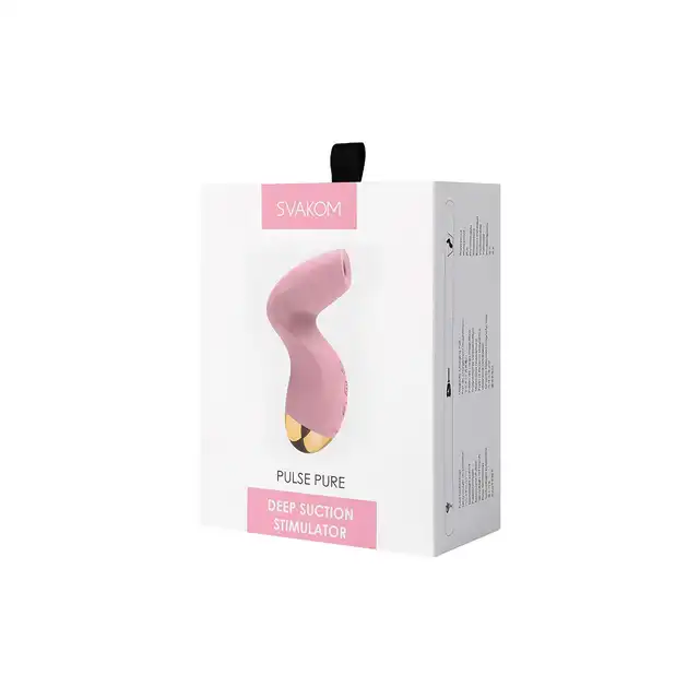 Svakom - Pulse Pure Air Pressure. Niesamowity stymulator ciśnieniowy o unikalnym kształcie. Do pieszczot łechtaczki lub sutków. 
