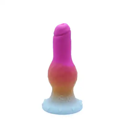 Kiotos Monstar - Beast 48. Kolorowe dildo w kształcie penisa egzotycznej bestii. 26,5 cm długości, 9,5 cm średnicy
