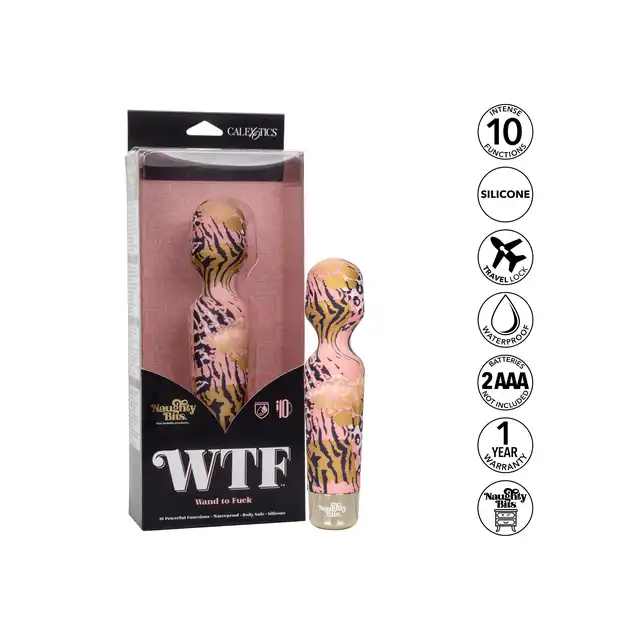 Calexotics - Wand To Fuck. Designerska różdżka z mocnymi wibracjami i super elastyczną główką. Oddaj się spersonalizowanej przyjemności żywiołowych wibracji, namiętnej pulsacji i erotycznej eskalacji