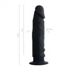 Toyfa - Popo Pleasure Lupi. Realistyczne dildo analne w czarnym kolorze. Szczegółowe wykonanie i wysokiej klasy design to idealne połączenie dla miłośników penetracji analnej