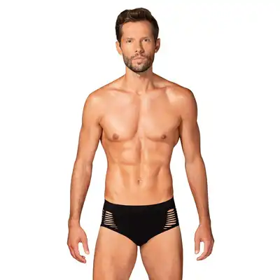 Obsessive - M101 slipy S/M/L - slipy męskie z seksownymi wycięciami z boku. Nowoczesny krój