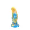Kiotos Monstar - Beast 19. Niezwykłe dildo. Penis kosmity, unikalne żłobienia. 25 cm długości, 6 cm średnicy