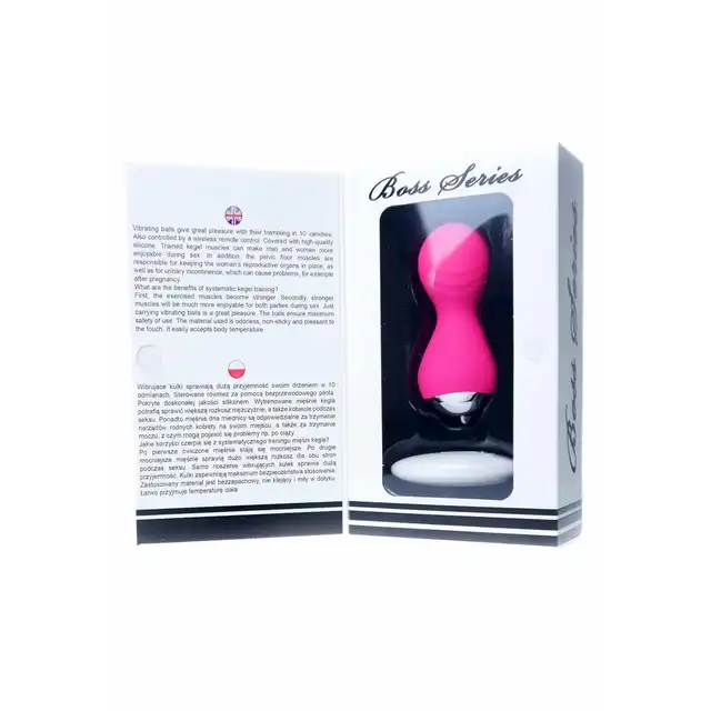 Bseries - Vibrating Kegel Balls Pink. Wibrujące kulki gejszy na pilota. Super stymulacja połączona z treningiem mięśni kegla
