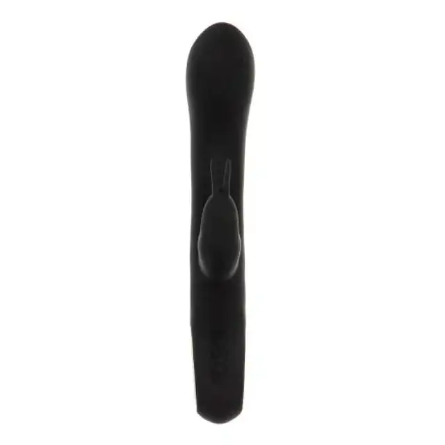 7Candy - Grip Hot Rabbit Black. Wibrator z króliczkiem. Elegancka stymulacja punktu G i łechtaczki
