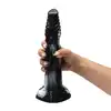 Kiotos Monstar - Beast 11. Dildo w kształcie penisa kosmity. Prążkowane, nieregularne. 25,5 cm długości, 6 cm średnicy