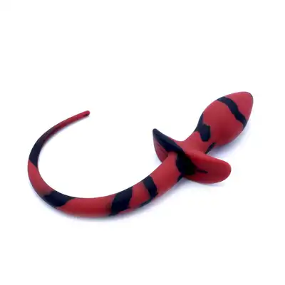 Kiotos - Plug Dog Tail. Wtyczka analna z psim ogonem. 22,5 cm długości. Niezapomniana zabawa gwarantowana 