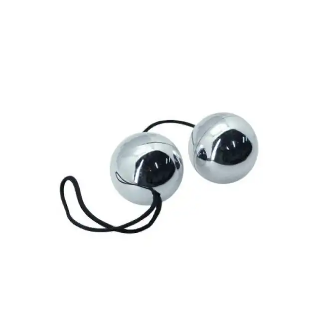 Toyz 4 Lovers - Orgasm Silver Balls. Srebrne kulki gejszy z drgającymi kulkami wewnątrz. Idealne do treningu i stymulacji waginalnej