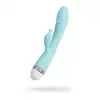 Toyfa - Flovetta Iris. Wibrator w miętowym kolorze z idealnie stymulującym łechtaczkę króliczkiem. Idealne anatomiczne krzywizny dodatkowo pobudzają czuły punkt G