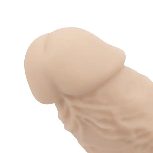 Real Fantasy - Ashton Realistic Dildo. Naturalistyczne dildo z innowacyjnego silikonu Silexpan. Mega teksturowania. 20 cm długości, 4,5 cm średnicy