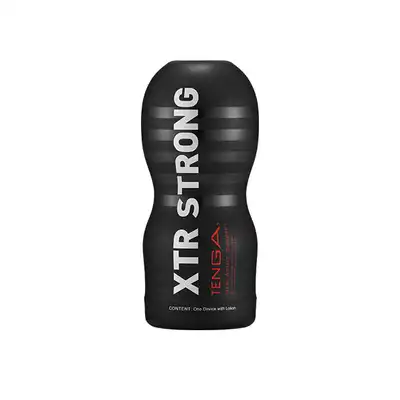 Tenga - Original Vacuum Cup Extra Strong. Masturbator  w ultra wygodnym kubeczku. Wyjątkowo mocny materiał idealnie stymuluje całego członka. Poznaj najsilniejszą stymulację Tengi.