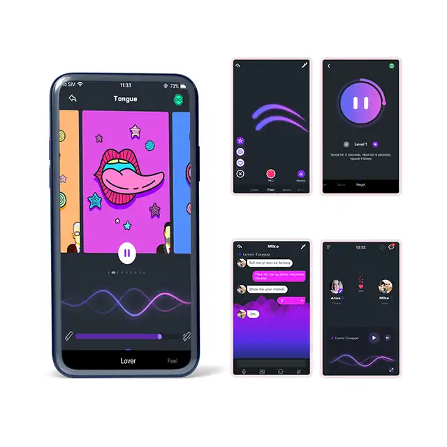 Magic Motion - Crystal Duo Smart Kegel. Zestaw 3 kulek gejszy. 2 sterowane na aplikację. Nieograniczony zasięg. 