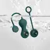 Magic Motion - Crystal Duo Smart Kegel. Zestaw 3 kulek gejszy. 2 sterowane na aplikację. Nieograniczony zasięg. 