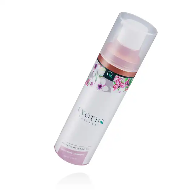Exotiq - Massage Oil Sensual Soothing Jasmine. Olejek do masażu o doskonałej konsystencji. Zapach słodko zmysłowego jaśminu