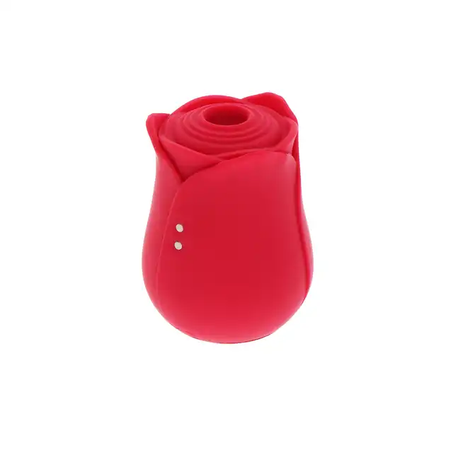 ToyJoy - Ravishing Rose Pulse Stim Red - stymulator łechtaczki imitujący seks oralny. 10 trybów przyjemności 