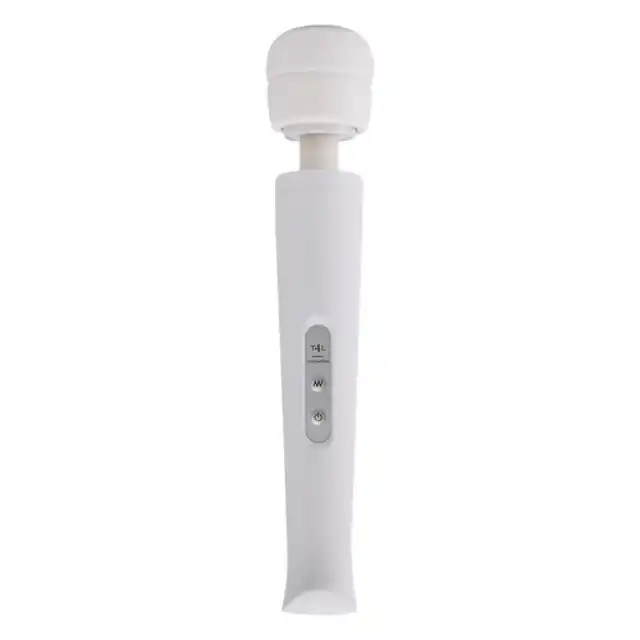Candy Pie - Magic Wand White. Potężny wibrator typu magiczna róźdżka do stymulacji łechtaczki i masażu ciała. Elegancki design w śnieżnobiałym kolorze