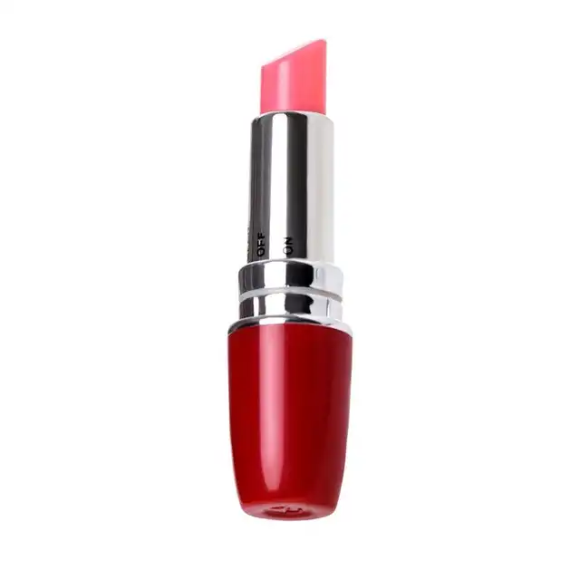 A-Toys - Lipstick Vibe Red. Mini wibrator w kształcie klasycznej szminki do ust. Zmień zabawę na tryb incognito i bądź zawsze gotowa na swoje zachcianki