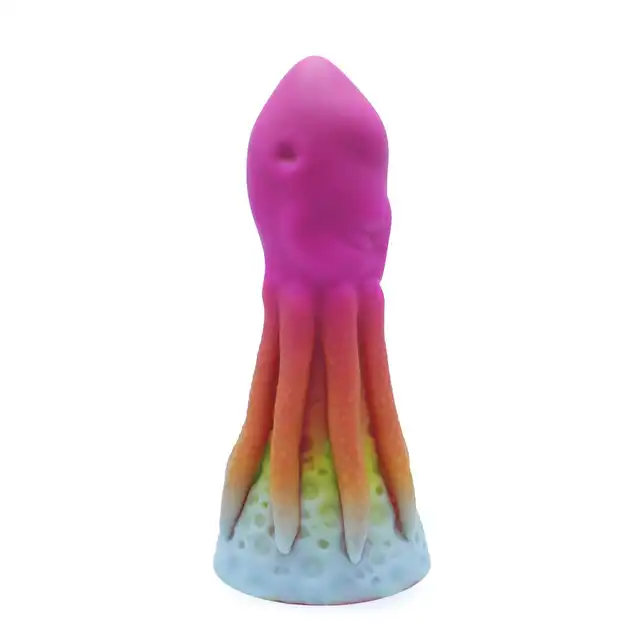 Kiotos Monstar - Beast 54. Wielkie dildo w kształcie ośmiornicy. 29 cm długości, 8 cm średnicy