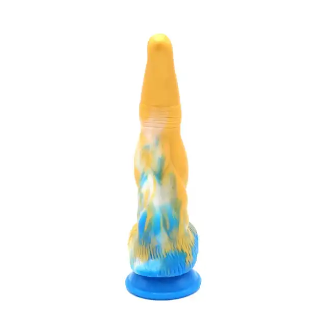 Kiotos Monstar - Beast 17. Intrygujące dildo w kształcie penisa kosmicznej bestii. Ciekawe tekstury. 25,5 cm długości, 5,5 cm średnicy