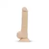 Real Fantasy - Quentin Realistic Dildo. Realistyczne silikonowe dildo z przyssawką. Hipoalergiczny materiał silexpan. 24 cm długości, 4,5 cm średnicy