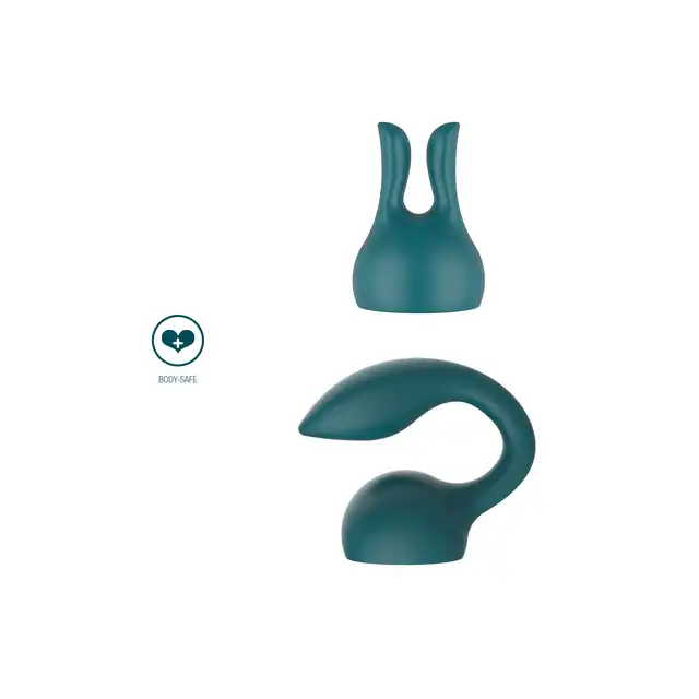 Xocoon - Attachments Personal Massager. Potęgujące doznania nakładki na magiczną różdżkę. Do łechtaczki i punktu G