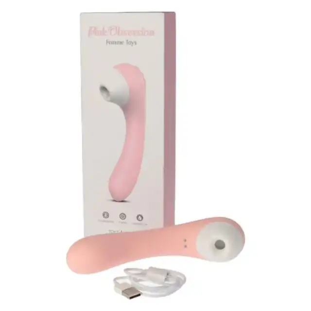 Toyz 4 Lovers - Pink Obsession. Wibrator do wszechstronnego zastosowania. Wibrujący trzon i stymulator ciśnieniowy. Wybierz na jaką stymulację masz ochotę