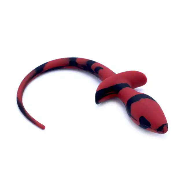 Kiotos - Plug Dog Tail. Wtyczka analna z psim ogonem. 22,5 cm długości. Niezapomniana zabawa gwarantowana 