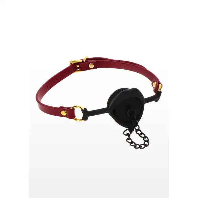Taboom - Kinky Gag With Plug. Całkowicie podniecający knebel do ust z możliwością zamkęcia. Urozmaić swoje zabawy BDSM i ucisz swojego partnera