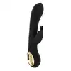 7Candy - Grip Hot Rabbit Black. Wibrator z króliczkiem. Elegancka stymulacja punktu G i łechtaczki