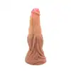 Kiotos Monstar - Beast 29. Monstrualne cieliste dildo w kształcie penisa humanoidalnego potwora. 27,5 cm długości, 8,5 cm średnicy