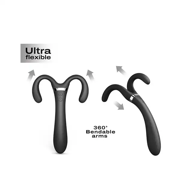 Dorcel - Infinite Joy. Wibrator wielofunkcyjny w formie orgazmicznej różdżki. Gadżet unisex do użytku zewnętrznego i wewnętrznego