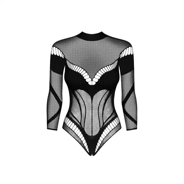 Obsessive - B135 body XL/XXL - seksowne body wykonane z przyjemnej dzianiny. Otwarty krok
