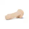 Real Fantasy - Percy. Realistyczne dildo z jądrami i przyssawką. Hipoalergiczny silikon i liczne teksturowania. 17,5 cm długości, 3,5 cm średnicy