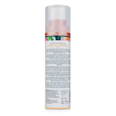 Exotiq - Massage Oil Sensual Vanilla Caramel. Zapachowy olejek do masażu ciała. Cudowne połączenie aromatyczne - wanilia i karmel