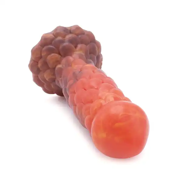 Kiotos Monstar - Beast 40. Penis smoka z łuskami. Niezwykłe dildo 19 cm długości, 4,8 cm średnicy