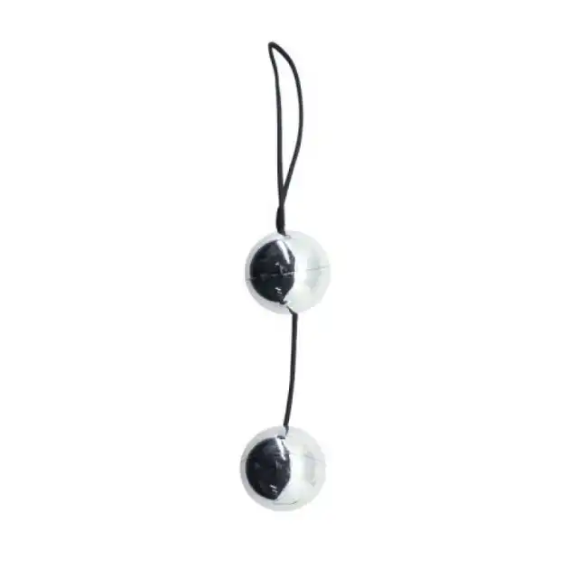 Toyz 4 Lovers - Orgasm Silver Balls. Srebrne kulki gejszy z drgającymi kulkami wewnątrz. Idealne do treningu i stymulacji waginalnej