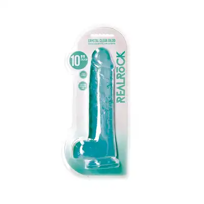 Realistic Dildo with Balls - 10""/ 25,4 cm