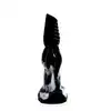 Kiotos Monstar - Beast 11. Dildo w kształcie penisa kosmity. Prążkowane, nieregularne. 25,5 cm długości, 6 cm średnicy