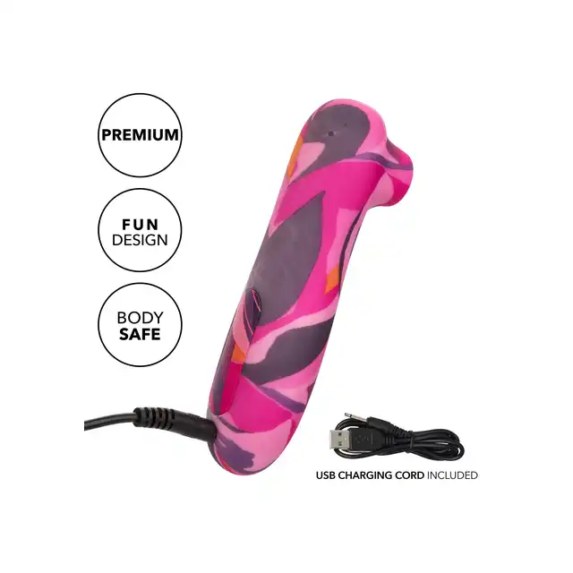 Calexotics - Suck Buddy. Wibrator ciśnieniowy z 10 funkcjami orgazmicznej przyjemności. Jedyny w swoim rodzaju design i specjalnie wyprofilowana końcówka do stymulacji łechtaczki