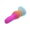 Kiotos Monstar - Beast 48. Kolorowe dildo w kształcie penisa egzotycznej bestii. 26,5 cm długości, 9,5 cm średnicy