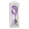 Calexotics - Elle Liquid Silicone Dual Flicker Purple - wibrator premium o ergonomicznym kształcie z wyjątkowym króliczkiem do stymulacji