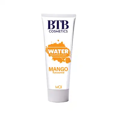 BTB WATER BASED FLAVORED MANGO LUBRICANT 100ML