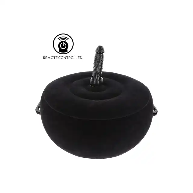 Taboom - Inflatable Fuck Seat. Fantastyczne dmuchane siodełko aksamitne z realistycznym wibratorem na pilota. Wybierz się w intensywną podróż pełną nowych doznań
