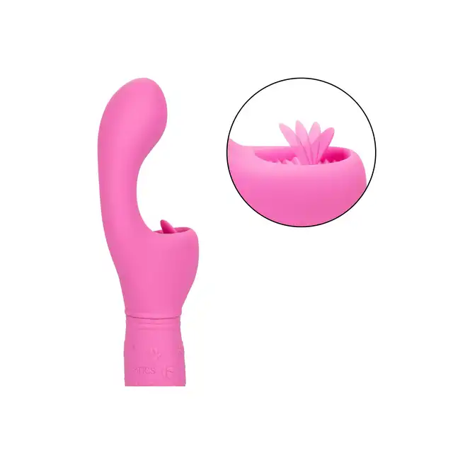 Calexotics - Butterfly Kiss Flicker Pink - wibrator do punktu G i intensywny języczek do stymulacji oralnej 