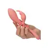 Calexotics - Elle Liquid Silicone Bunny Pink - wibrator premium o ergonomicznym kształcie z wyjątkowym króliczkiem do stymulacji