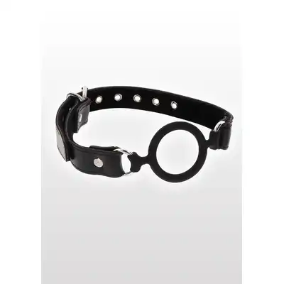 Taboom - Open Ring Gag. Świetny silikonowy knebel do ust z wyjątkowo dużym otworem. Przejmij całkowitą kontrolę nad ustami swojego partnera