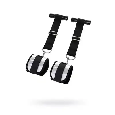 Toyfa - Anonymo Hand Clamps. Nietypowe kajdanki na nadgarstki do mocowania na drzwi. Unieruchom swojego partnera i zrób z nim to o czym pragniesz