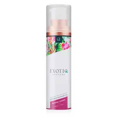 Exotiq - Massage Oil Sensual Cherry. Aromatyzowany olejek do masażu o wyjątkowym i subtelnym zapachu słodkiej wiśni