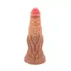Kiotos Monstar - Beast 29. Monstrualne cieliste dildo w kształcie penisa humanoidalnego potwora. 27,5 cm długości, 8,5 cm średnicy