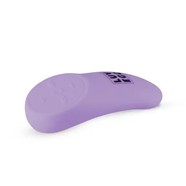 Luv Egg - Paars Purple XL. Wibrujące silikonowe jajeczko o długości 8 cm sterowane przez pilota. 3 tryby i 7 intensywności wibracji